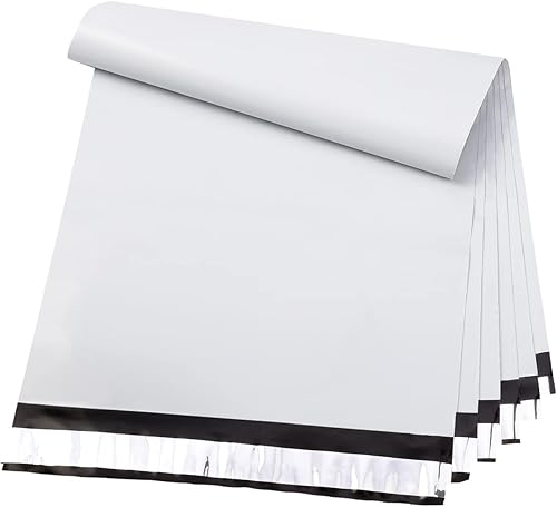 Miniatura 10 de Metronic Sobres grandes de polietileno de 19 x 24 pulgadas, 100 unidades, bolsas de envío fuertes y adherentes para ropa, bolsas impermeables