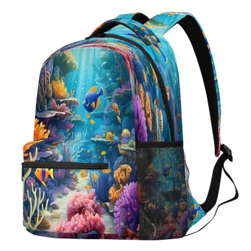Sac à dos d'école sous-marin grand sac de voyage et ordinateur