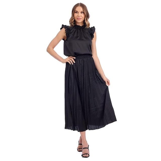 Mud Pie Womens Mud Pie Womens Townes Pleated Skirt