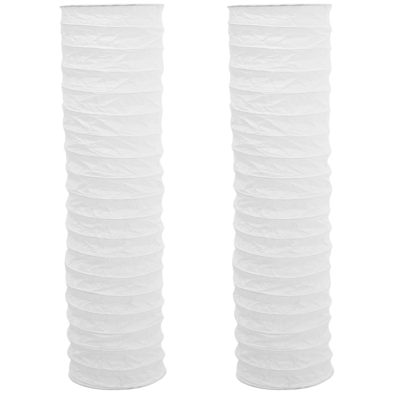 HOMSFOU Paper Floor Lamp Shade Cover 33.07 Inch Nordic Style Light Shade for Table Lamps 2 Pack Suitable for Bedroom Living Room Study Indoor Use