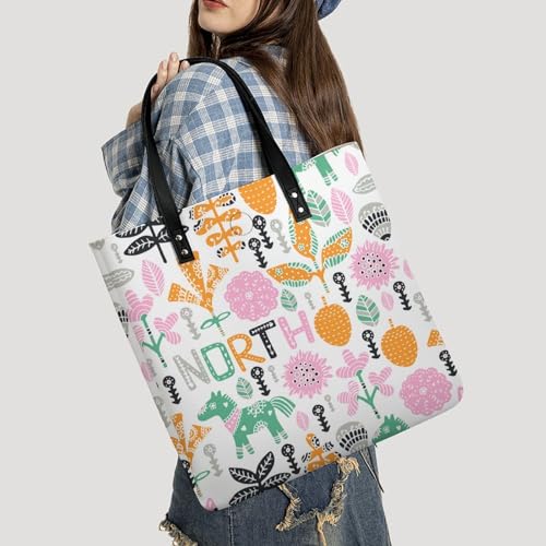Sac à main Fleurs de Cheval le grand cabas shopper pour ne plus manquer de place - 2