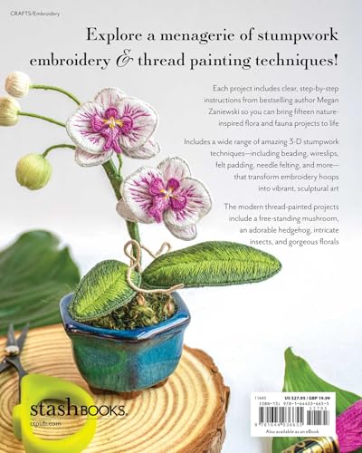 Stumpwork Studio―Mastering 3-D Embroidery: 15 Realistic Nature-Inspired Projects to Stitch - Thumbnail 2
