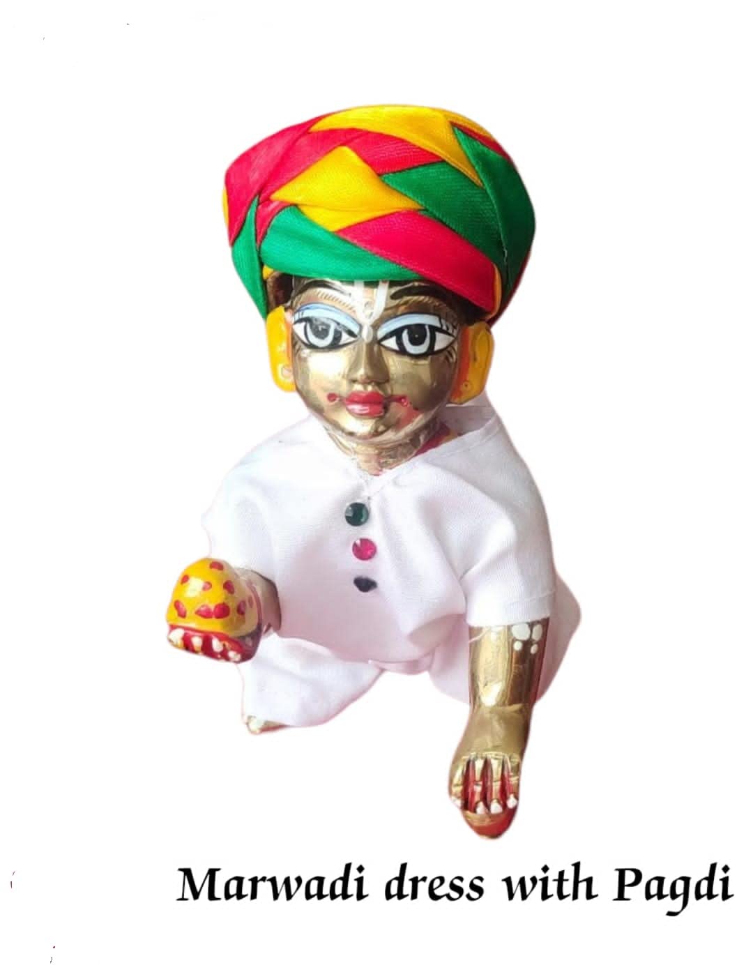 GenericDarsh Collection Laddu Gopal Marwadi Dress Size 3,4