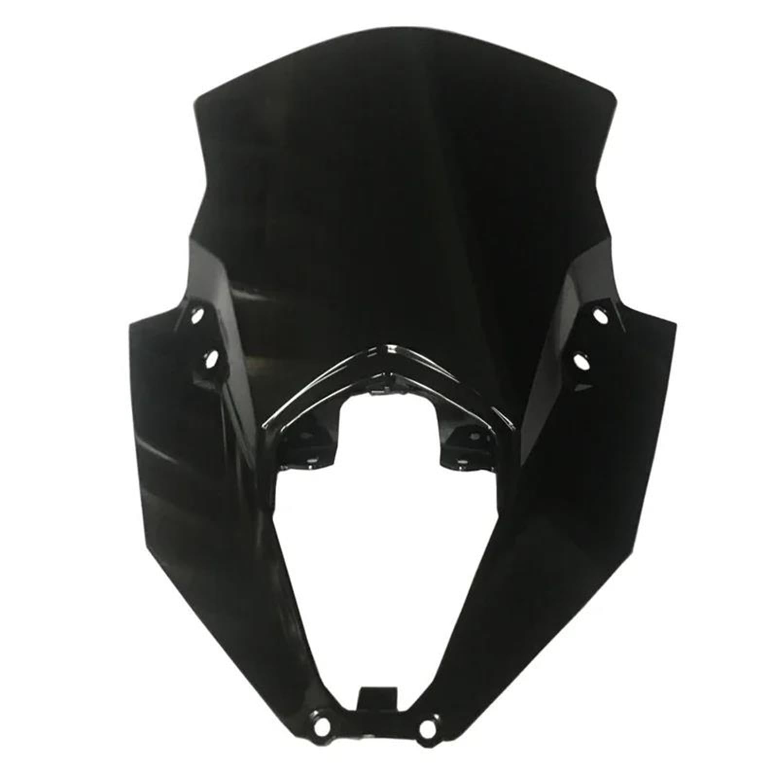 ZYSM Pare-Brise Double Bulle pour Moto, Déflecteur De Vent Et Protection pour pour Ninja 650 EX650 ER-6F ER6F 2020-2023 Avant Déflecteur Vent Motos(Noir)