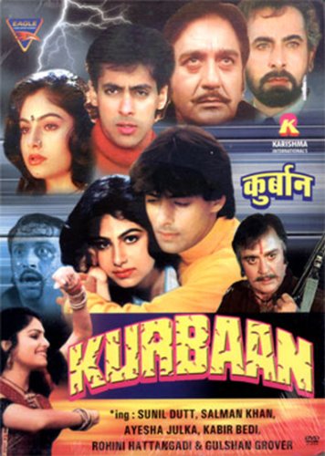 Kurbaan ((Bollywood Movie / Indian Cinema / Hindi Film / Salman Khan / Actress Names / DVD)