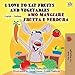 Produktbild I Love to Eat Fruits and Vegetables Amo mangiare frutta e verdura: English Italian Bilingual Book (English Italian Bilingual Collection)