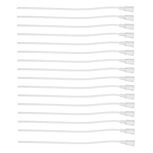 Miniatura 1 de DOITOOL Tubos de enema Manguera de enema, 50 piezas de tubos de enema, tubo de enema de repuesto, manguera de enema para cubo, bolsa de silicona