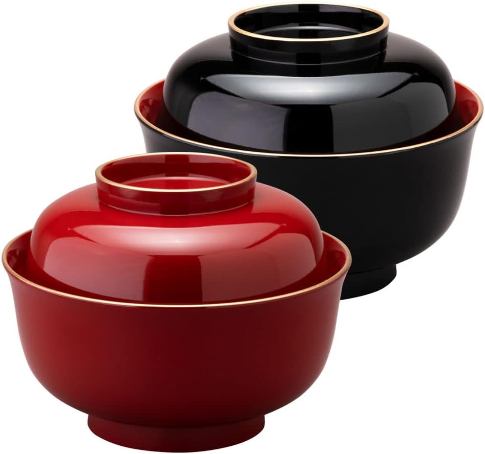 骨董 秀衡絵 煮物椀 木製 漆器 金雲蒔絵 漆器 お椀 蓋付き 雑煮椀 5つ