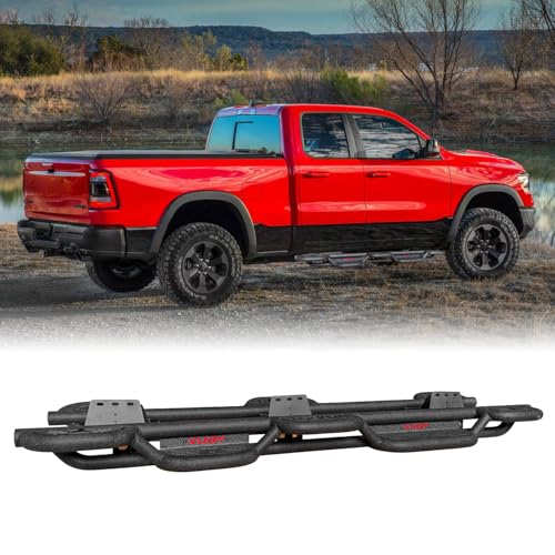 Estribos de acero para Dodge Ram 1500 2019-2025