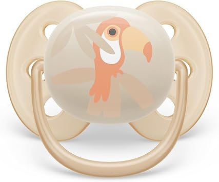 Philips Avent Ultra Air Pacifier Orthodontic and BPA, Extra Vent Holes 0-6 Months (Male Design) 2 Pack
