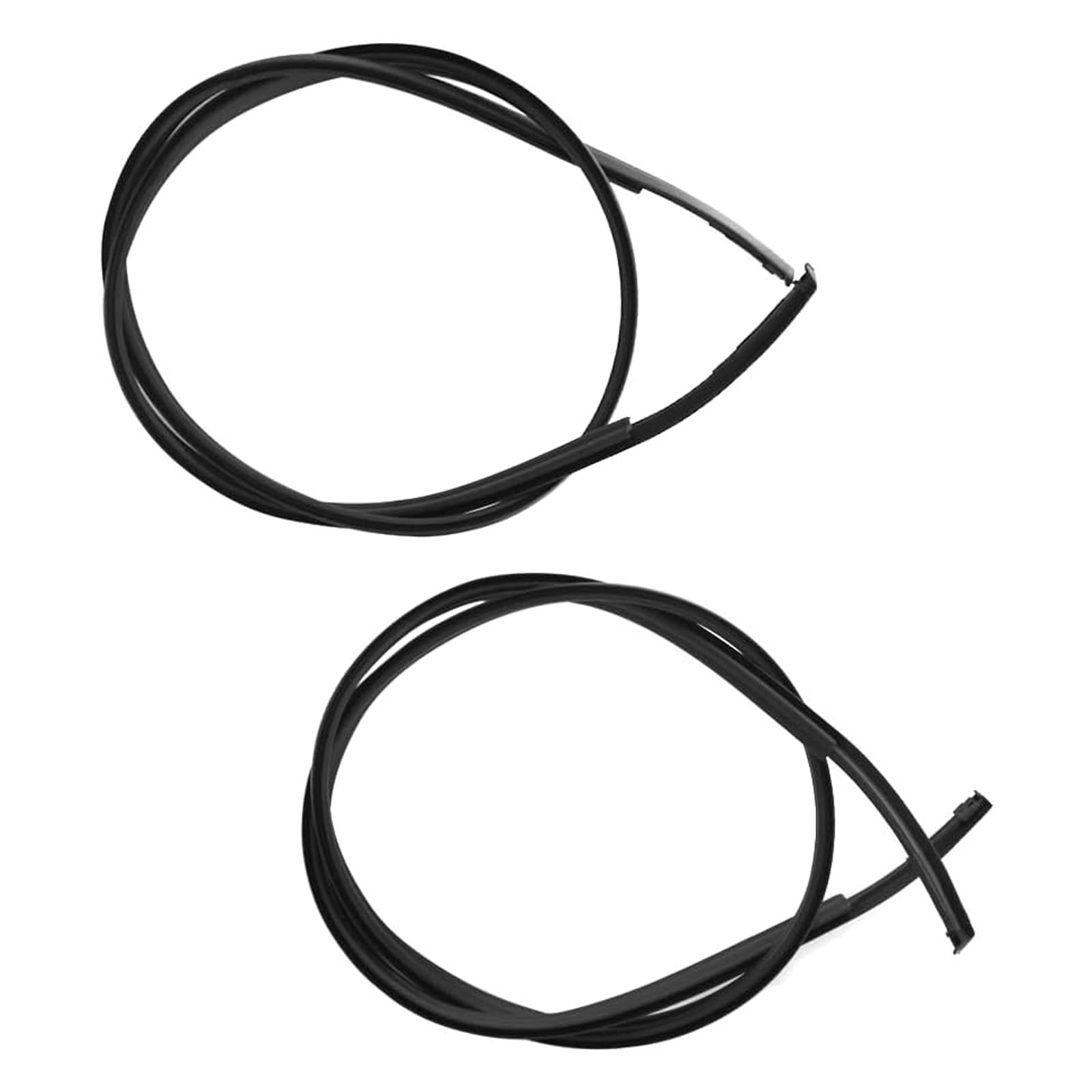 Ljmyy 2Pcs High Roof Drip Molding Rubber Seal Trim Roof Side Weatherstrip Seal 75551-52130 for Automotive