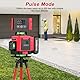 Vahlbeste Kreuzlinienlaser mit Stativ, Laser Wasserwaage mit 2x4800mAh Batterien & LED-Anzeige, 4x360 Grad Laser Level, 4D 16 Linienlaser Selbstnivellierend/APP/Fernbedienung/IP54 Wasser- & Staubdicht