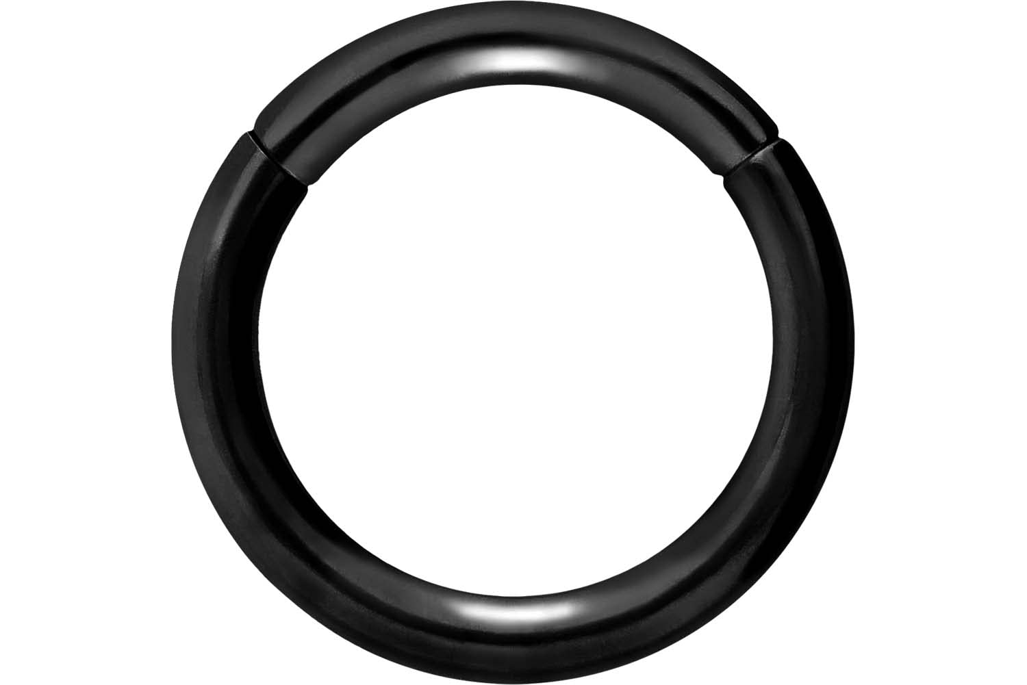 PIERCINGLINE Anillo segmento Clicker de acero quirúrgico – Piercing en oro, plata, rosa, negro o azul – para nariz, tabique, oreja, hélice o tragus — view 41