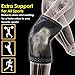 BLITZU MAX Knee Compression Sleeve for Men & Women – Best Knee Brace Support for Running, Gym, Workout, Fitness, Weightlifting. Joint Pain Relief, Arthritis, ACL, Meniscus Tear and Injury Recovery L