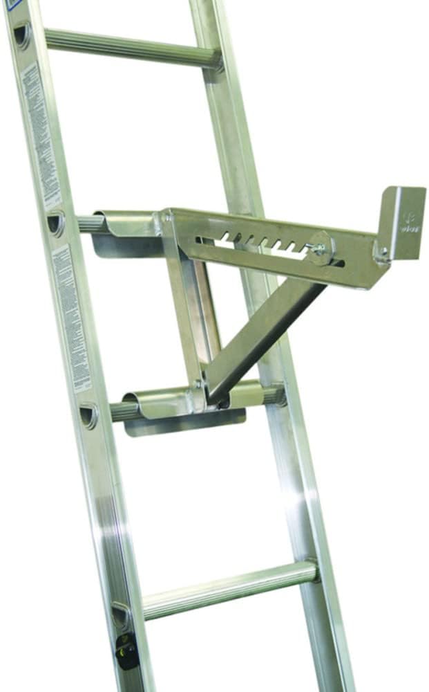 Qualcraft 2420 Two-Rung Short Body Ladder Jack, Silver