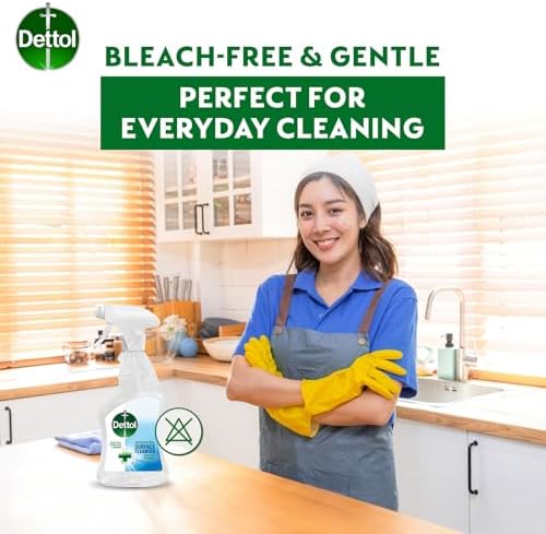 Dettol Multi-Surface Cleaner, Trigger Spray, Cleans & Removes Dirt, Kills 99.9% of Bacteria & Viruses, 500Ml 2
