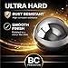 BC Precision 1/2” Chrome Steel Bearing Balls G25 (0.50”), AISI 52100, Precision Hardened Steel Balls for Bearings & Industrial Applications – 25 Pack