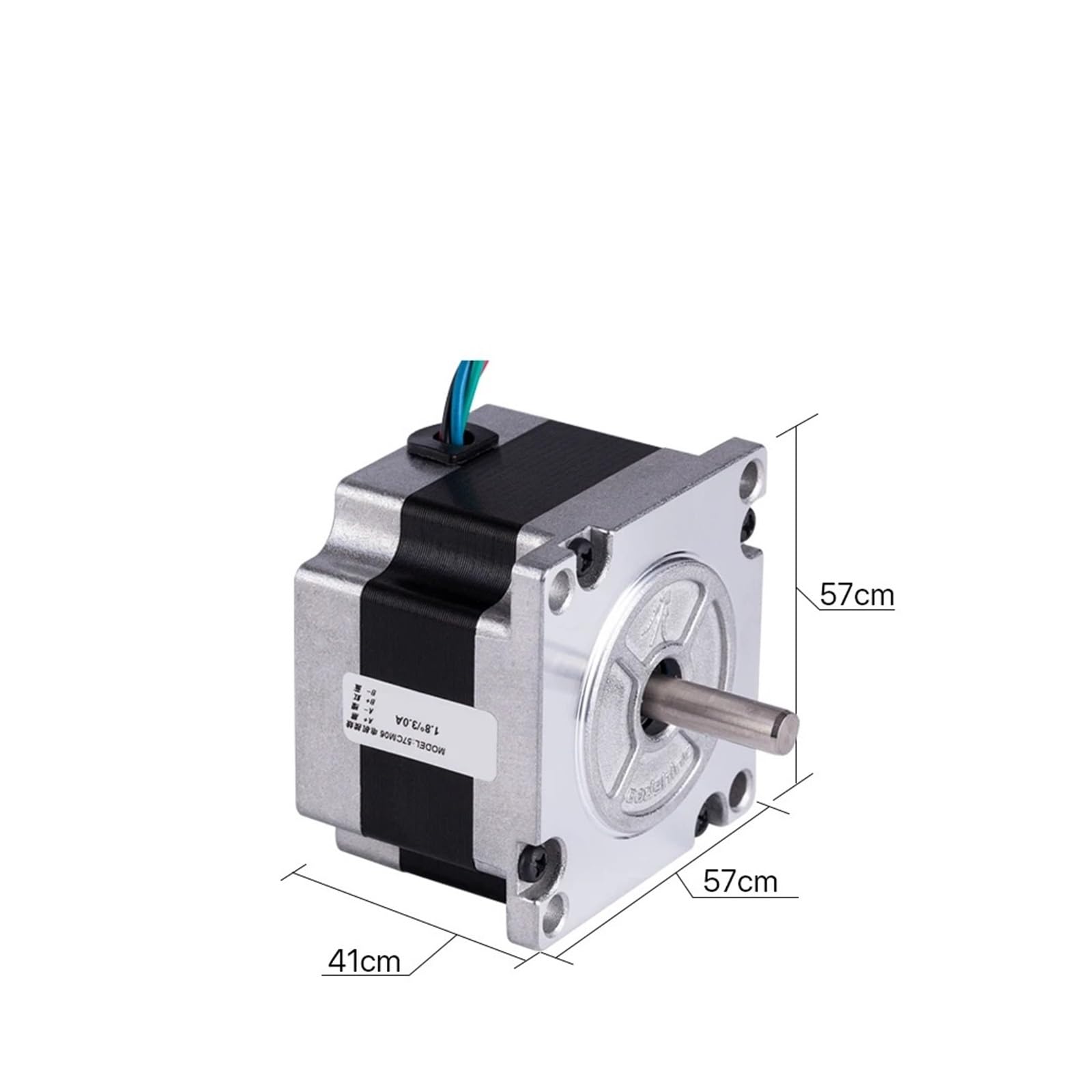 Schrittmotor Nema 23 Schrittmotor (57CM06) 41 mm 2 Phasen 55 Ncm 3 A for 3D-Drucker CNC-Gravierfräsmaschine