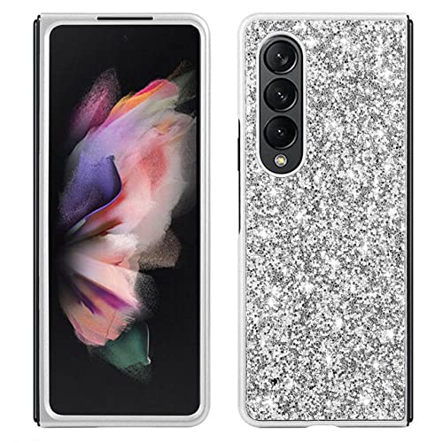 Coque de luxe pour Samsung Z Fold 4 protection rigide argent brillant