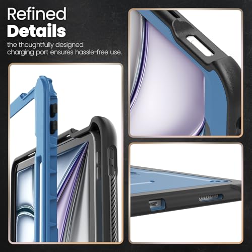 Coque iPad Air 13 M3 antichoc résout le risque de casse et protège le stylet - 5