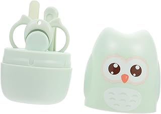 Totority 1 Conjunto De Cortador De Unhas Aparador De Unhas Infantil Terno Para Crianças Cortador De Unhas Pinça De Unhas Para Bebês Tesoura De Unhas Para Bebês Kit De Pedicure Para