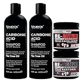 VANIDOX Carbonic Acid Shampoo for Men and Women, Made in USA, Scalp Exfoliator, Dry Scalp Shampoo fo