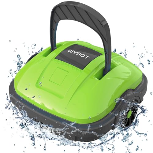 WYBOT Robot Pulisci Piscina Senza Fili - Doppio Motore Potente, Auto-Parcheggio Intelligente -...