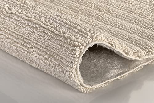 Kleine Wolke Badteppich Yara, Farbe: Natur, Material: 100% Baumwolle, Größe: 70x120 cm – Bild 5