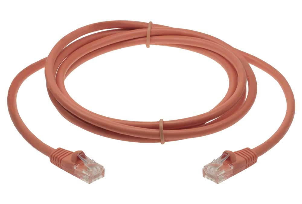 10ft Cat 5E Unshielded (UTP) Ethernet Network Cable - Orange