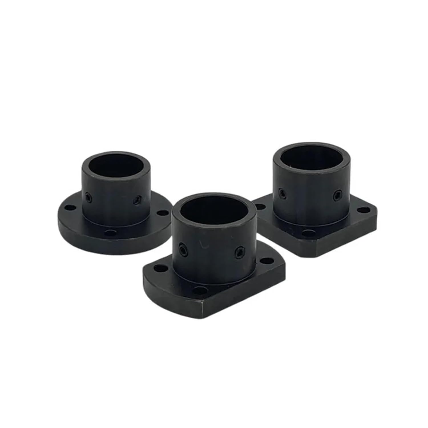 1pcs Guide Support Optical Fixing Fixed Base Circular Method Trimming Flange Shaft 4x7x2 Bearing(Inner Hole 40,Oval Flange)