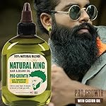 SFC Natural King Pro-Growth Hair & Beard Oil with Jamaican Black Castor Oil 7.1 oz. - Image 5