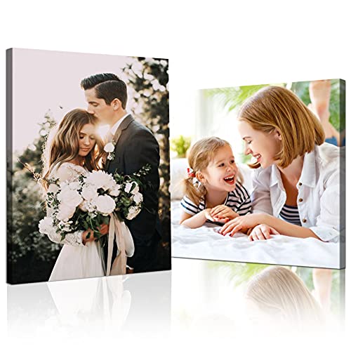 Sans Cadre Impressions sur toile personnalisées Tableau personnalisé Toile personnalisée photo Imprimer Votre Photo sur Tableau famille et d'animaux de compagnie Photo bain Chambre Décor 60×60cm Cover