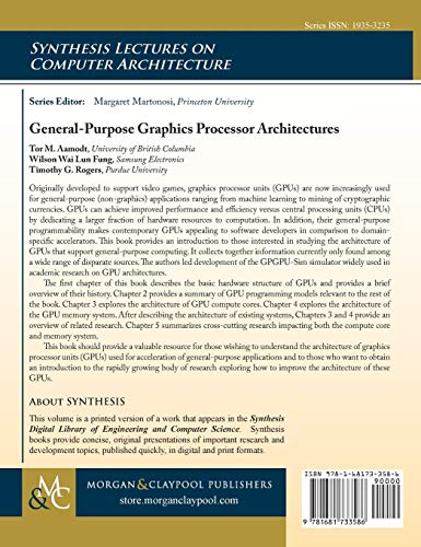 General-Purpose Graphics Processor Architectures (Synthesis Lectures on Computer Architecture)
