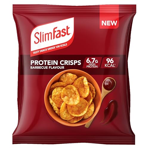 SlimFast Barbeque Protein Crisps BBQ Flavour 12 x 23g Packs