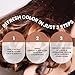 Pure Blends Chestnut Hydrating Color Depositing Shampoo for Color Treated Hair, 8.5 Oz - Semi Permanent Hair Dye Prevents Color Fade, Extends Color Service, Nourishes & Protects
