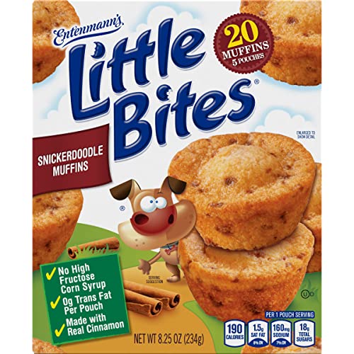 Entenmann's, Little Bites Snickerdoodle Muffins, 8.25 oz