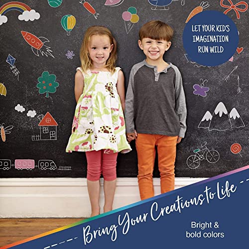 Crafts 4 All Liquid Chalk Markers For Blackboard Signs, Bistro Menu, Car Window Glass - Dry Erase, Washable - 13 Colored Chalk Pens W/Reversible Tips & Tweezers - Bonus White Chalkboard Marker! #TOP7