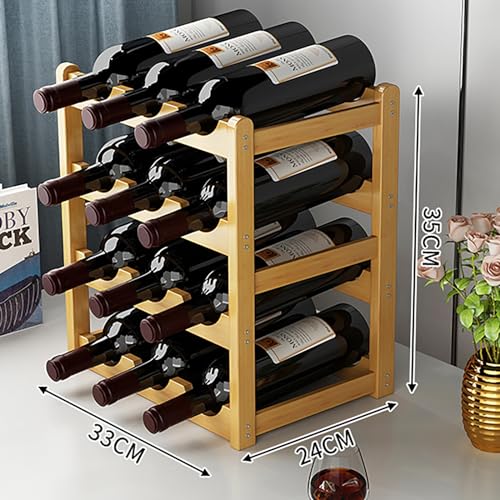 Support à vin autoportant pour armoire afin d'optimiser l'espace - 3