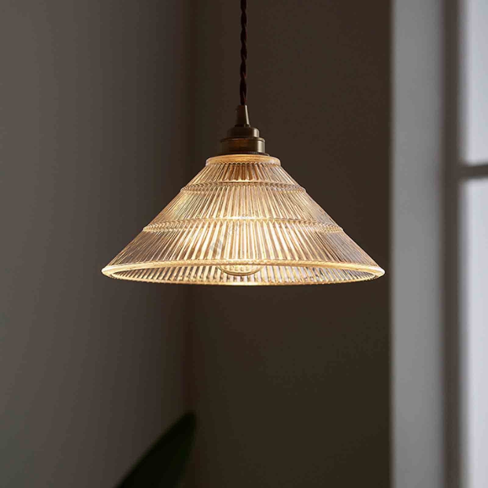 Petit lustre rétro laiton supérieur au design japonais et américain