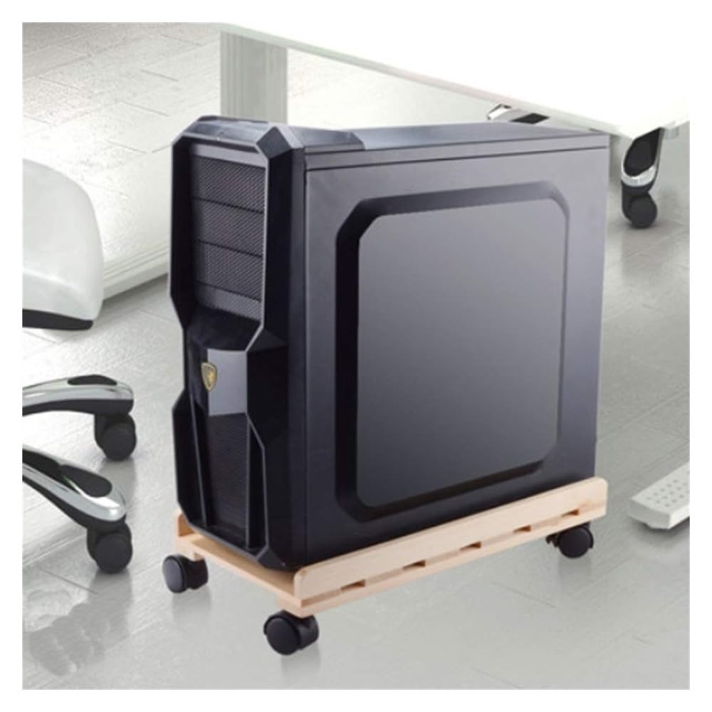 Akcesoria komputerowe Rolling CPU Stand with Locking Caster Wheels Mobile Desktop PC Host Case Cart Floor CPU Holder Under Desk Stojak na wieżę komputerową
