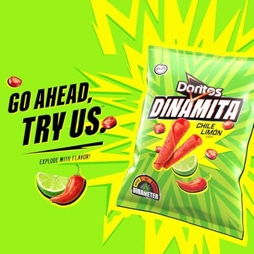 Doritos Tortilla Chips Dinamita Chile Limon Bag, 10.75 Oz - image 3