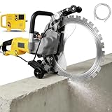 menglanchang Elektrische BetonsäGe, Schnitttiefe 29/39/49cm, 8000w HandbetonringsäGe, Mit Wasserpumpe, 3 Verschiedene SäGeblattgrößEn: 400mm/500mm/600mm – FüR Stein, Bewehrungsstahl, Ziegel 39cm