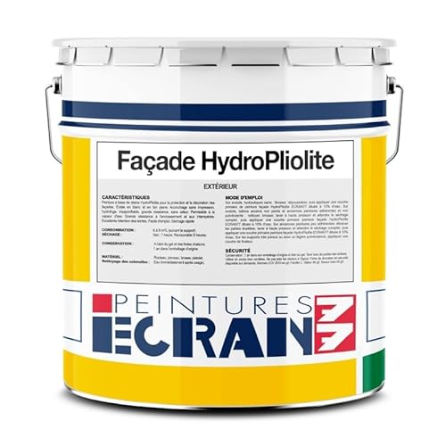Peinture professionnelle hydro pliolite, protection et décoration façades extérieures, Hydro Façade ECRAN77 15 litres