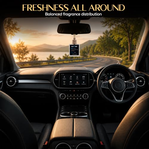 Image of Car Perfume Combo Pack of 2 Air Freshener | Ocean Drift & Petal Bloom | Odour Eliminator for Cars, SUVs, & Vans | Premium Auto Interior Freshener Gift Set | 20ml