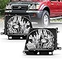 AmeriLite Black Reaplcement Headlights for 1998-2000 Toyota Tacoma - Passenger and Driver Side
