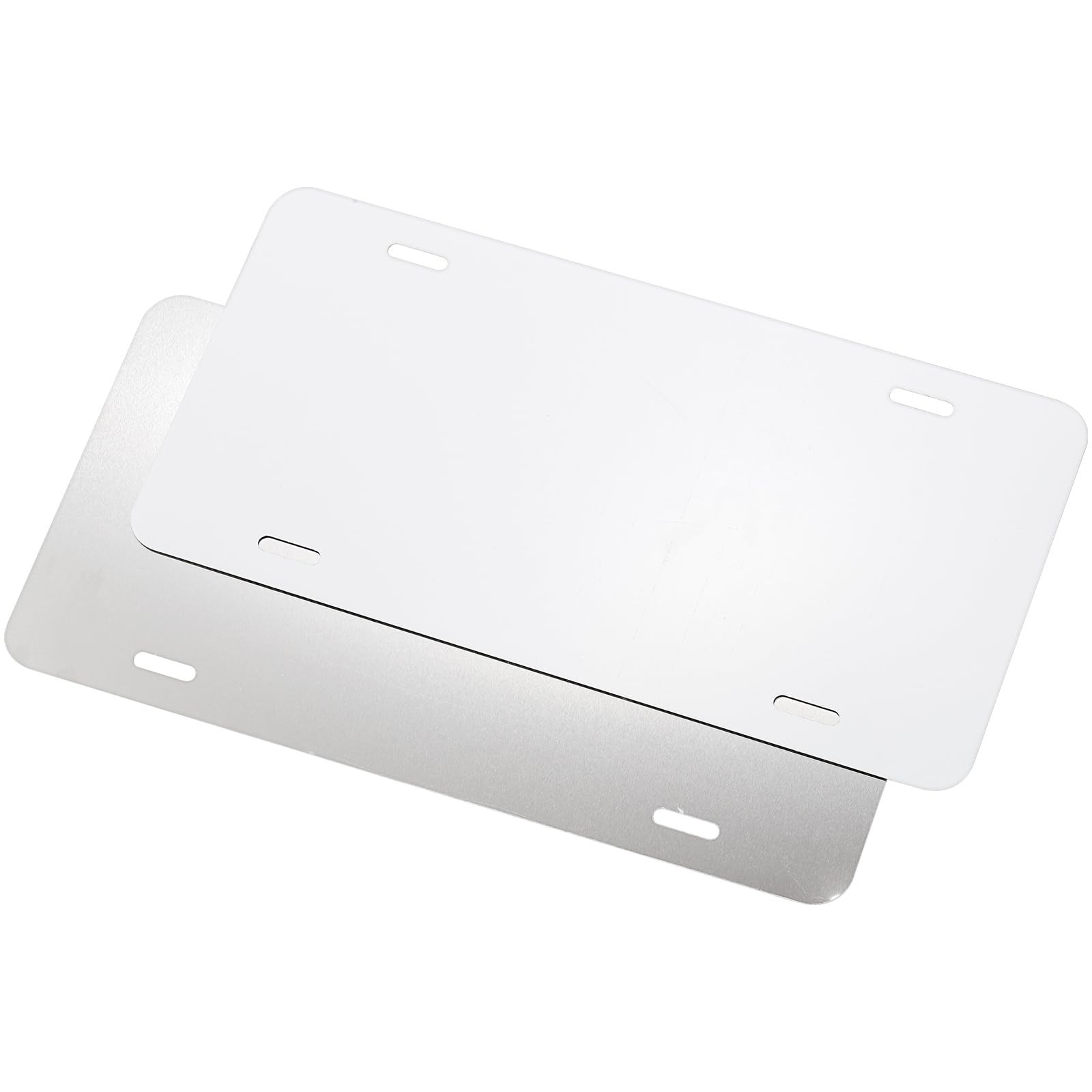 6x310 Pack Sublimation License Plate Blanks, White Mini Heat Thermal 6x310 Pack Sublimation License Plate Blanks, White Mini Heat Thermal