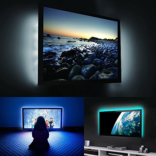 Abtong Led Strip Lights Battery Powered Rgb Led Lights Strip With Mini Controller Waterproof Led Strip Rope Lights Battery Led Lights Multi Color Changing Lights 2M 6.56Ft #TOP5