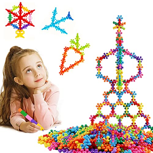 DDYX2020 600pcs Juguete de Engranaje Set de construcción,Bloques de construcción, Juegos Educativos Niños para Principiantes- Juguetes educativos tempranos para Estimular la Imaginación Niños y Niñas
