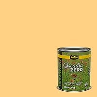 Vista 13 de Rodda Paint CASCADIA ZERO Interior Semi-Gloss Paint & Primer in One, Quart, Gold Tweed