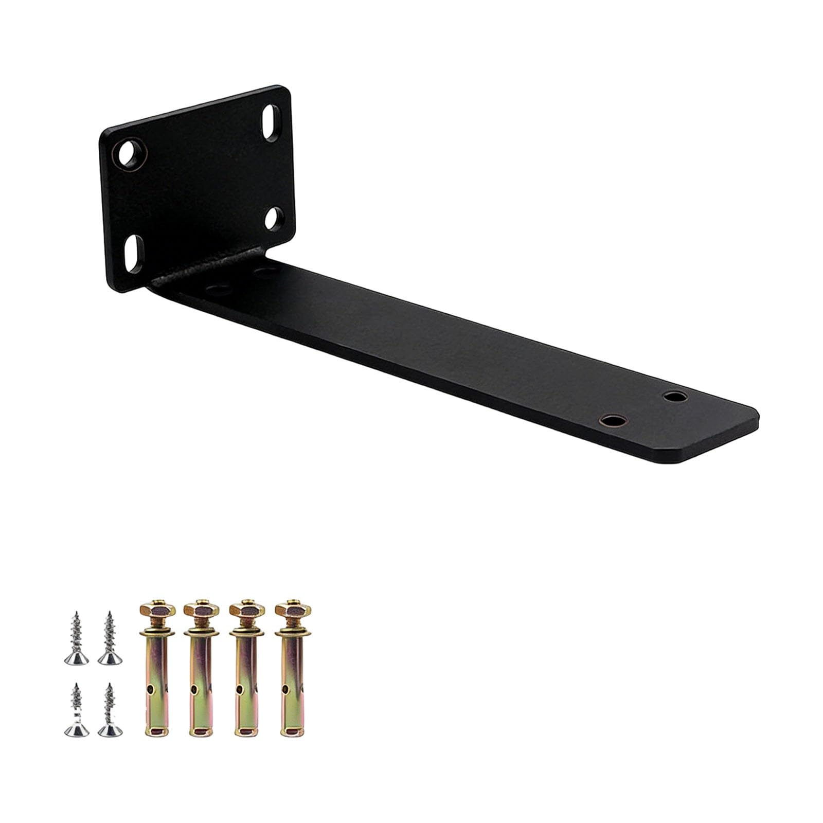 Hogtnd B Thicken Floating Shelf Rackets Integrated Wall-Mounted Invisible T Type For Wall Mounting And Space Saving Invisible T Type